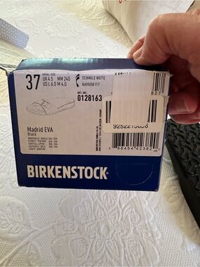 Birkenstock Blue Box for Madrid EVA Sandals - Black Label